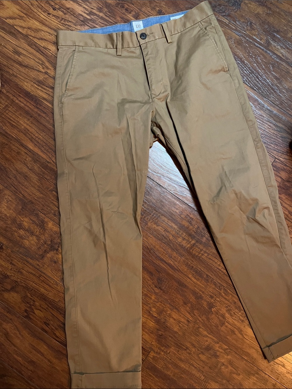 GAP Men's Khaki Tan Chinos - Slim Straight